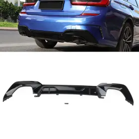 Motorshop168 550747381004 Rear Bumper Lip Diffuser For Bmw 3 Series G20 G21 G28 2019 Us Stock Black