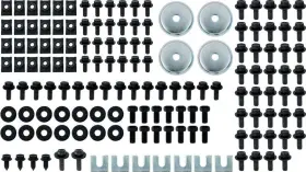 153160 Mp Enterprises 1961-64 Gm Full Size Front End Sheet Metal Bolt Set - Black Oxide Stainless