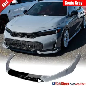 Yofer081508 Mrcarcar For Honda Civic 2025-26 Yofer Sonic Gray Pearl Front Bumper Lip Splitter Spoiler