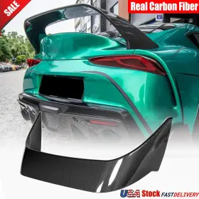 Zdh197 Mrcarcar For Toyota Supra Gr A90 Mk5 2020-2024 Real Carbon Rear Trunk Spoiler Wing Lip