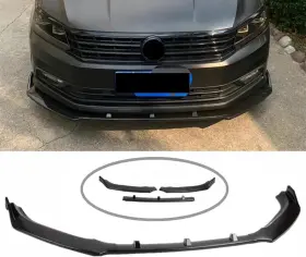 C222 Mutusaisi Front Bumper Lip Splitter Spoiler For Volkswagen Passat B7 2012-2015