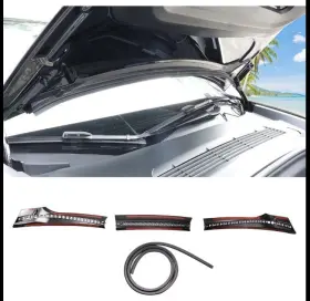 X0048rigdz Nastassja For 17-23 Tesla Model 3 Front Trunk Hood Seal Water Retaining Strip Protector Pp