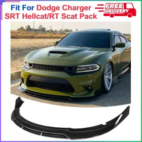 Mz002 Neespoc Front Bumper Lip Splitter Spoiler Fit For Dodge Charger Srt Hellcat Rt Scat Pack