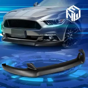 Npm58727 Newpoint Motor For 15-17 Ford Mustang Outlaw Style Front Bumper Lip Spoiler Splitter Body Kit