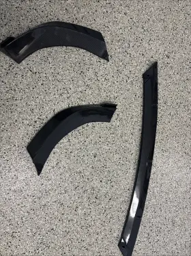 723255-340231-0001-172 Ninte Carbon Fiber Look Front Lip For 2014-2022 Srt Jeep Grand Cherokee
