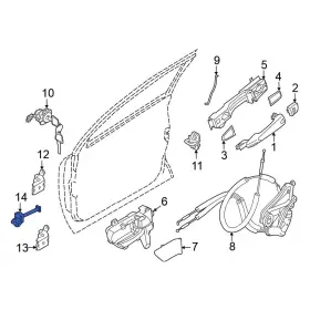 804316rr0a Nissan Oe For Rogue 2021-2024 Front Door Check