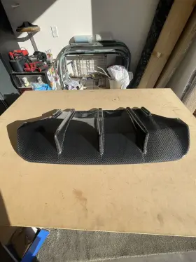 Nov-gsf-009 Novel Racing Carbon Fiber Rear Diffuser For 2016-2020 Lexus Gsf Small Damage