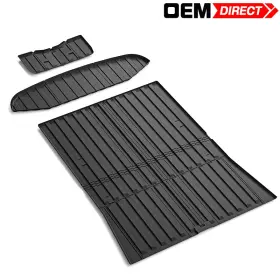 Oed-cptb-tslct24-2 Oemdirect 198073228411 Fits 23-25 Tesla Cybertruck 3d Tpe Front Rear Trunk Bed Mats Cargo Liner