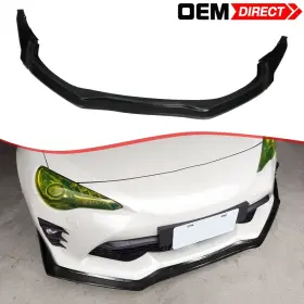 Oed-blfw-ty8617cs-pu Oemdirect 840217324496 Fits 17-20 Toyota 86 Front Bumper Lip And Splitter Winglets 2pcs Cs Style Pu