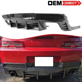 Oed-bld2-cc14ik5p-cfl Oemdirect 840355537642 For 14-15 Chevy Camaro Ikon Style Rear Diffuser Spoiler Lip Carbon Fiber Look Pp