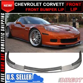 Oed-blf-ccorv06zr1-cf Oemdirect Fits 05-13 Chevy Corvette Z06 Zr1 Style Carbon Fiber Front Bumper Lip Cf