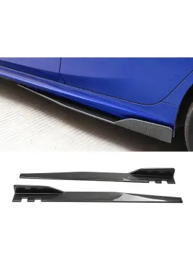 Oed-bls-tsl318ik-cfl Oemdirect For 17-25 Tesla Model 3 Carbon Fiber Print Side Skirts Rocker Panel
