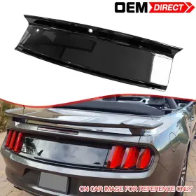 Oed-tgc-fm15gt-gbk Oemdirect Fits 15-23 Ford Mustang Rear Trunk Decklid Boot Trim Cover Panel Gloss Black Abs
