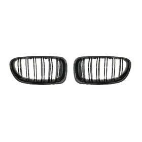 1218p082mtpb Omac Front Kidney Grille Grill For Bmw 5 Series F10 F11 2011-2016 M-tech Gloss Black