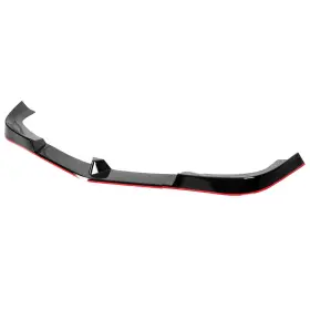Drplpf-bw20412gb-rd-pq Omac For 2012-14 Mercedes W204 C Class Glossy Black/red Front Bumper Lip Splitter Kit