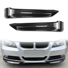 Onestart 550741880923 Us Front Bumper Lip For Bmw 3 Series E90 E91 320i 330i 2005-2008 Carbon Look