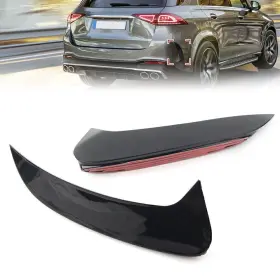 W167 Onlyonee 550756465771 Rear Bumper Splitter Spoiler Canard Air Vent 2pcs Fit Mercedes Benz Gle 20