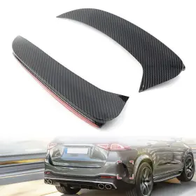 W167 Onlyonee 550756731234 Fit Benz Gle 20 Rear Bumper Splitter Spoiler Canard Air Vent Carbon Fiber