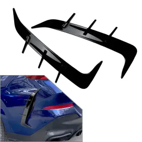 Onlyonee 810000364251 Fit Bmw X6 G06 2019-2023 Rear Bumper Splitter Spoiler Canard Air Vent Cover Trim