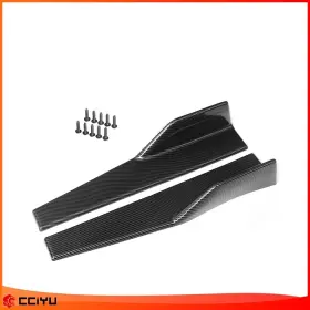 Ou11806093166464parts Outstanding-carparts Carbon Fiber Car Side Skirts Spoiler Rocker Splitters Kits Anti-scratch 45cm 2pc