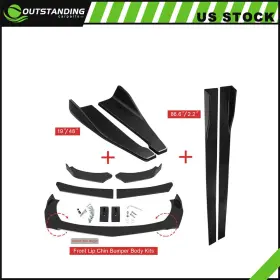 Ou11806116170886parts Outstanding-carparts Universal Front Rear Bumper Lip Spoiler Diffuser Side Skirt Splitter Extension