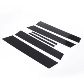 Wwd-lrb-56643 Oxilam For 20016-2011 Honda Civic 8th 6x Black Window Pillar Posts Set Cover Door Trims