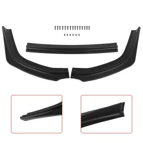 Pa11958213e Parautostore Fast Shipping Front Bumper Lip Matt-black For 08-17 Mitsubishi Lancer Evo X 10
