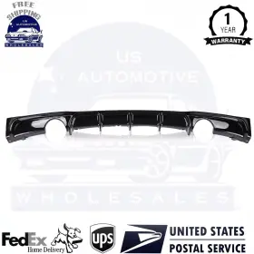 Tt012 Perfect Fit New Rear Bumper Lower Diffuser Lip Black For 2012-2018 Bmw F30 3 Series M Sport