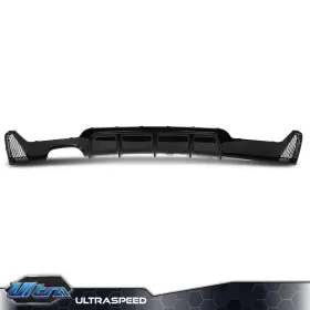 Ult2592213 Pit66 Rear Bumper Lip Diffuser Black Fit For Bmw F32 F33 F36 4 Series M Sport 14-20