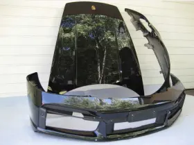 992823031aygrv Porsche 2021-2025 992 911 Turbo S Front Bumper Cover Hood Right Fender Black New