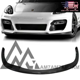 Am7-16-v01970v-001 Porsche V Type Carbon Fiber Front Lip For 2010-2016 Panamera 970 With Vpt Bumper