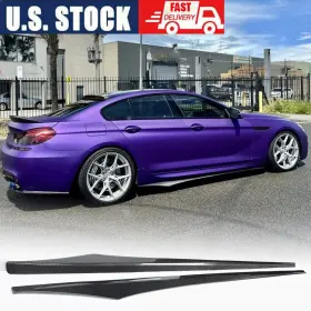 Carbo0n Pro-carturning 569807671242 For Bmw F06 Gran Coupe 650i M-sport M6 Real Side Skirts Extension Lips