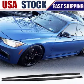 Pro-carturning 569807677725 Real Carbon Side Skirt Extension Lip Spoiler For Bmw F30 328i 335i M-sport 13up