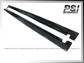 7-e46m3ssjpcf Psi Dp Cf Carbon Fiber Side Skirts Lip For 2000-06 Bmw E46 M3 Coupe/convertible