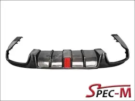 S-c238difbcf Psi B Style Carbon Fiber Rear Bumper Diffuser Fit C238 E450 E53 Amg Coupe 2018-2023