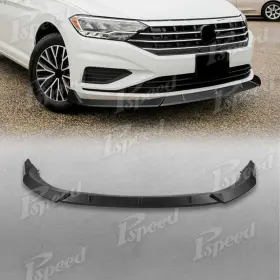 Mas89lip437 Pspeed Matte Black For 2019-2021 Volkswagen Vw Jetta Mk7 Front Bumper Spoiler Lip Chin