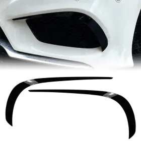 Purple 550735218480 Black Bumper Lip Splitter Spoiler For Mercedes-benz E-class W212 Facelift 13-16