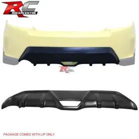 Racercentre Bld-stc14ik-pu Fits 14-16 Scion Tc Rear Bumper Diffuser Guard Spoiler Unpainted Ikon Style Pu
