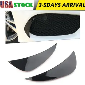 W205 Raimukurijinusa 421114325986 Fit Mercedes Benz C-class 15-18 Front Bumper Splitter Spoiler Canard Fins