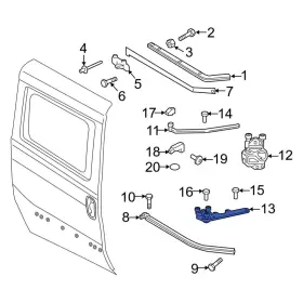 68192876aa Ram Oe For Promaster City 2015-2022 Front Left Lower Door Hinge