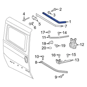 68283871aa Ram Oe For Promaster City 2015-2022 Left Upper Sliding Door Track