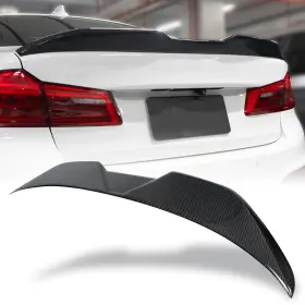 Ebbmg30rs-rsmp-cf Rgs Parts Real Carbon Fiber Rear Spoiler For 2017-2023 Bmw F90 M5 G30 530i 540i 550i