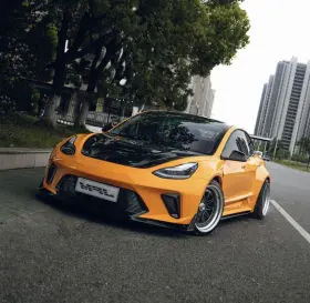 Robot-model3hackerwfull-frp Robot Craftman New Tesla Model 3 Craftsman Hacker Widebody Kit 6000 Value