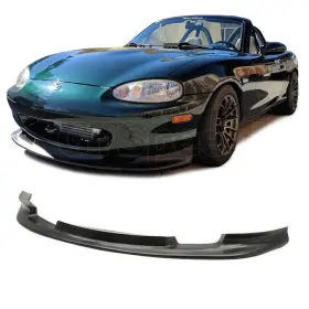 69587023 Sasaonsale Fit For 1999-2000 Mazda Miata Mx5 Gv Style Pu Front Bumper Lip Splitter
