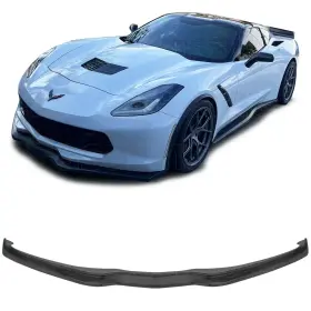 Blf-ccr14c7stg2 Sasaonsale Sasa Fit For 2014-2019 Chevy Corvette C7 Z06 Stg 2 Pu Front Bumper Lip Spoiler