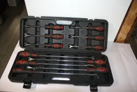 Lcb174sch Schwaben Plastic Fastener Removal Tool - Set Of 11 With Case