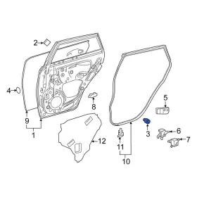 9054109143 Scion Oe For Im 2016 Front Door Stop