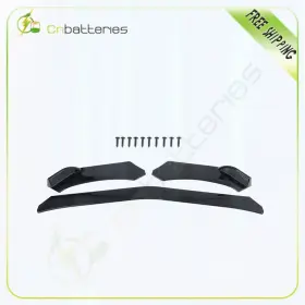 Cb161093s030 Scitoo For Honda Civic Bmw Benz Mazda Gmc Painted Black Front Bumper Lip