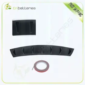 Cb161957-cns01 Scitoo 33 Inch Black Rear Body Bumper Lip Diffuser Shark Fin 7 Spoiler Wing Universal