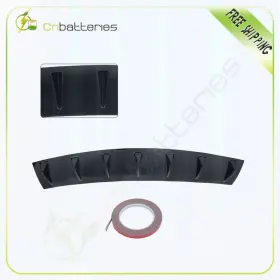 Cb161957s010 Scitoo 33 Inch Black Rear Bumper Lip Diffuser Shark Fin Spoiler Universal